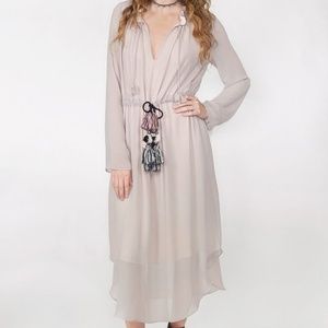 Misa Losa Angeles Taza Dress with Tassels